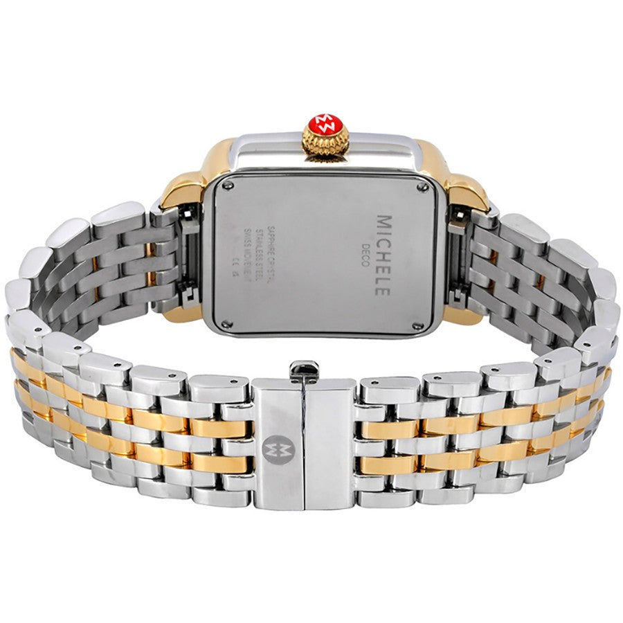 Michele Deco Madison Steel & 18k Yellow Gold Women's Watch MWW06T000236