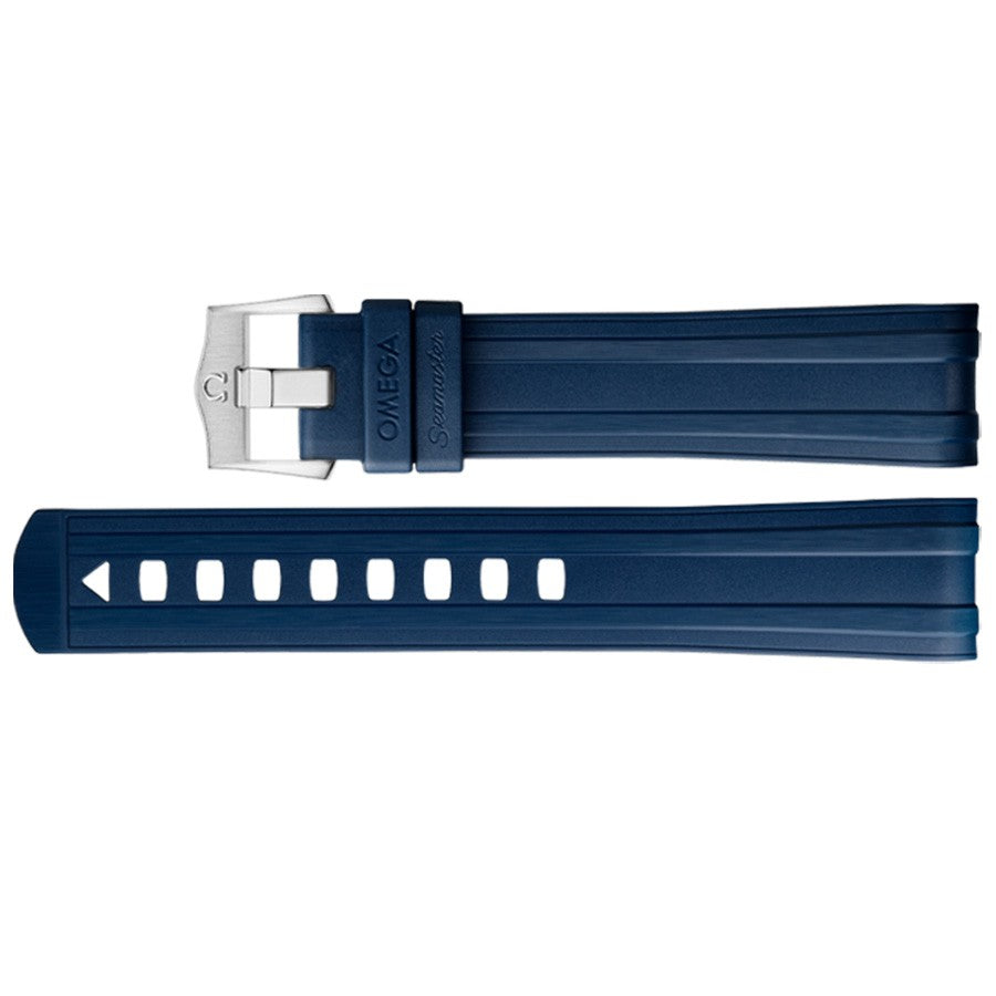 Omega Seamaster 20mm Blue Rubber Strap 032CVZ010127