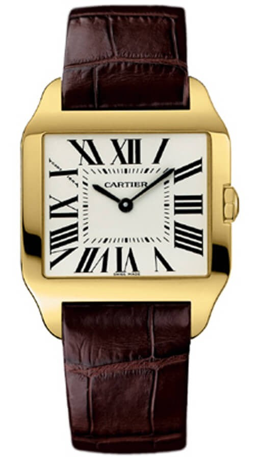 Cartier Santos Dumont 18k Yellow Gold Women's Watch W2009351