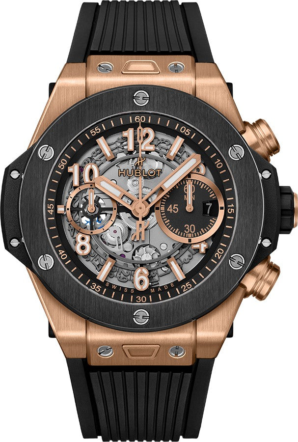 Hublot Big Bang Unico King Gold Ceramic Men's Watch 421.OM.1180.RX