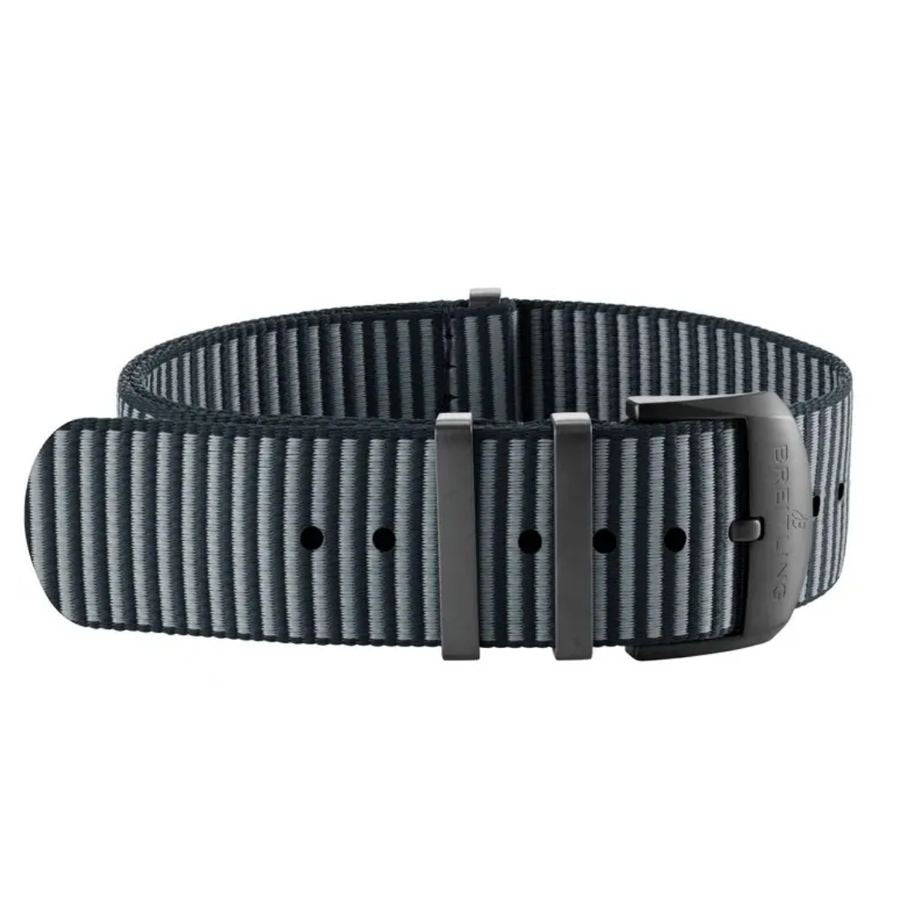 Breitling Outerknown 24mm Grey Nylon Nato OEM Watch Strap 138W.M