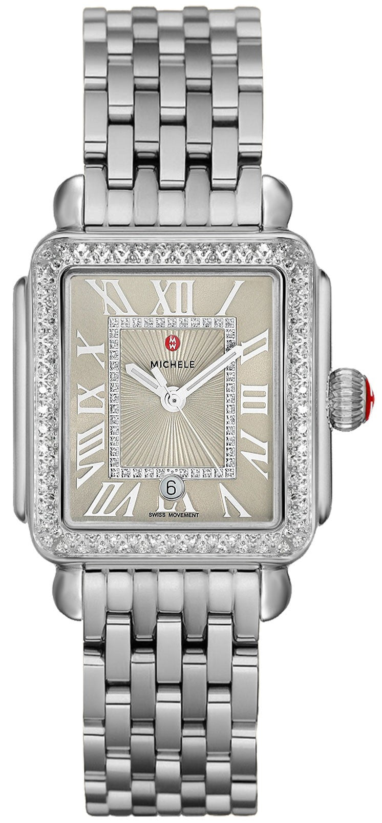 Michele Deco Madison Mid Diamond Ladies Watch MWW06G000004