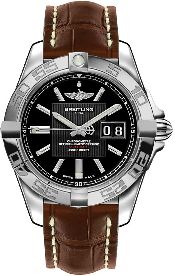 Breitling Galactic 41 Black Dial Sale Men's Watch A49350L2/BA07-725P