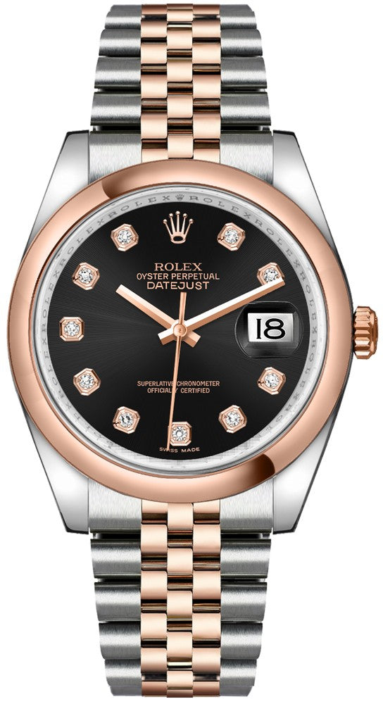 Rolex Datejust 36 Black Diamond Watch 116201