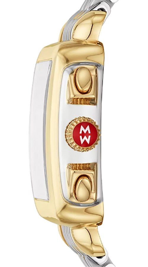 Michele Deco Two-Tone 18K Gold Diamond Dial Women's Watch MWW06A000779