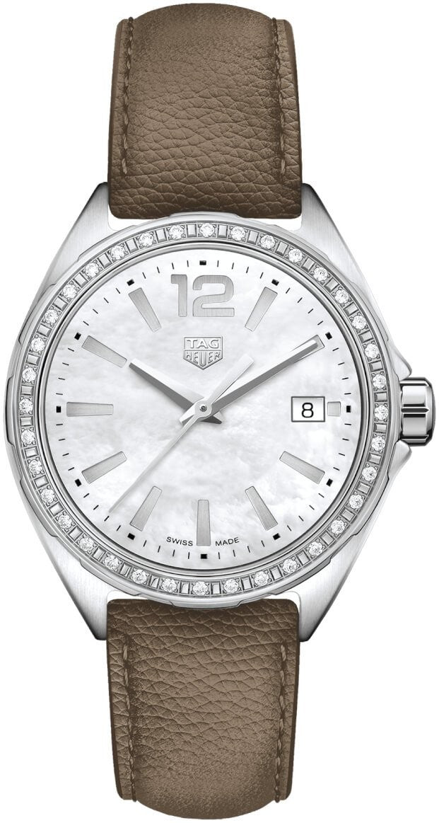 TAG Heuer Formula 1 35mm Women's Taupe Strap Watch WBJ131A.FC8255