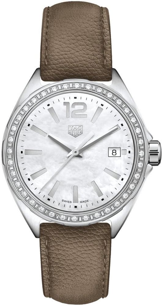 TAG Heuer Formula 1 35mm Women's Taupe Strap Watch WBJ131A.FC8255
