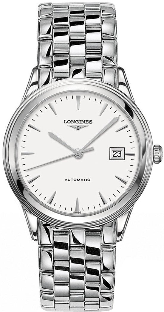 Longines Flagship Automatic White Dial Steel Men's Watch L4.874.4.12.6