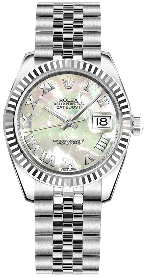 Rolex Datejust 31 Mother of Pearl Automatic Watch 178274-0071