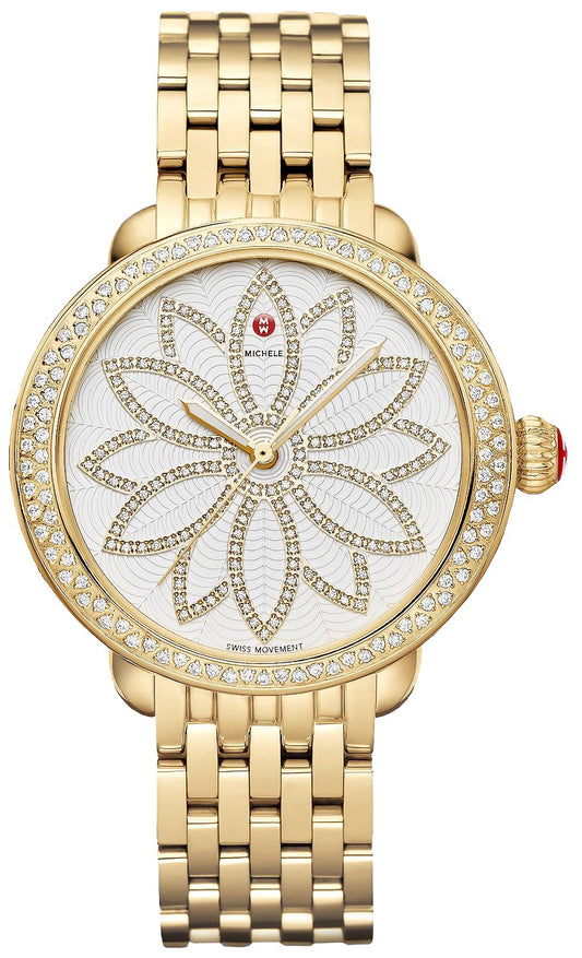 Michele Serein Flower Diamond Ladies Luxury Fashion Watch MWW21A000056