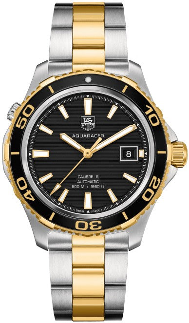 Tag Heuer Aquaracer Calibre 5 Two-Tone Men's Watch WAK2122.BB0835