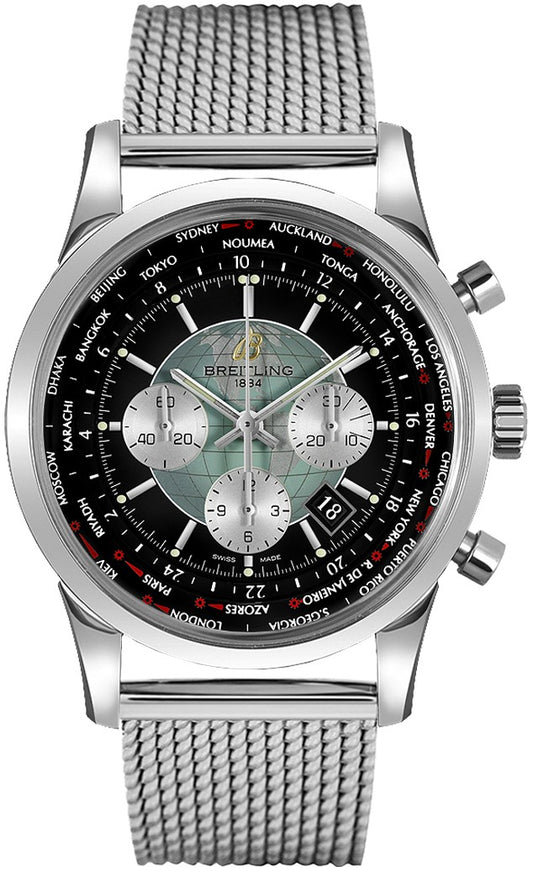 Breitling Transocean Chronograph Unitime Men's Watch AB0510U4/BB62-152A