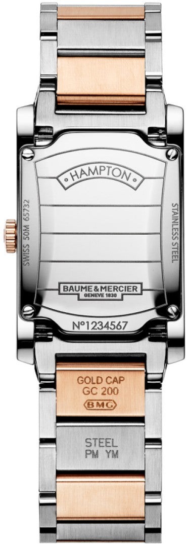 Baume & Mercier Hampton Women's Gold with Steel 10108