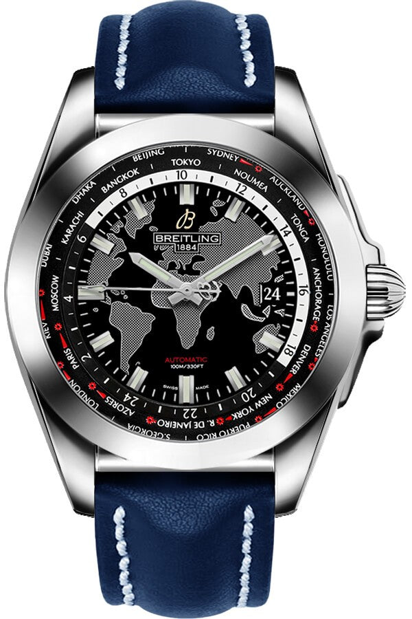 Breitling Galactic Unitime Men's Watch WB3510U4/BD94-112X