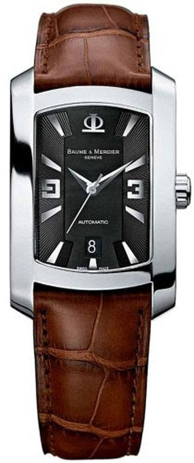 Baume & Mercier Hampton Milleis XL Black Dial Men's Watch 8483
