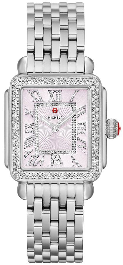 Michele Deco Madison Steel Diamonds Women's Watch MWW06T000212