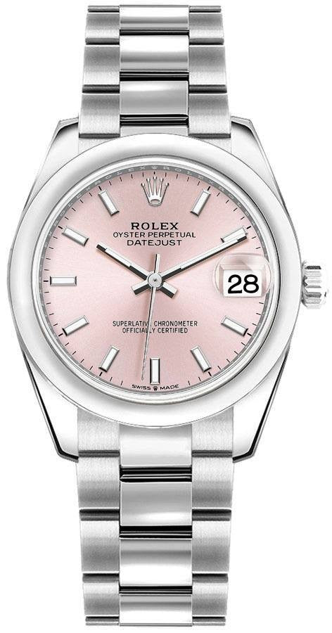 Rolex Datejust Pink Dial Automatic Women's Watch 31 278240-0007