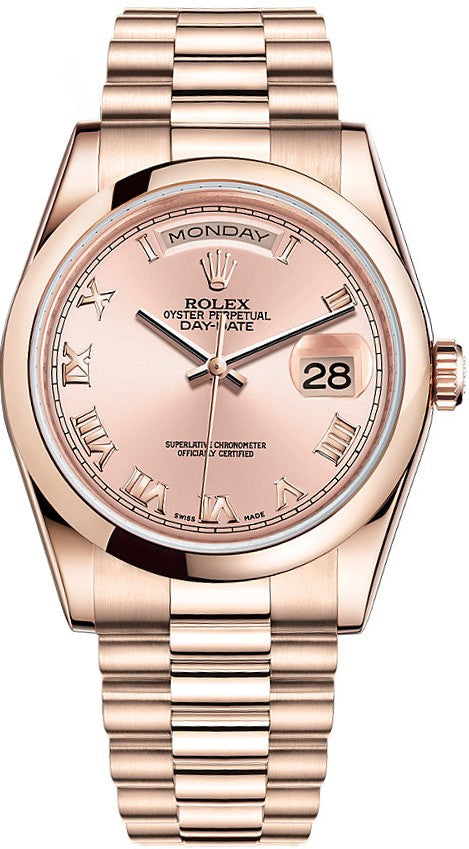 Rolex Day-Date 36 Gold Watch 118205