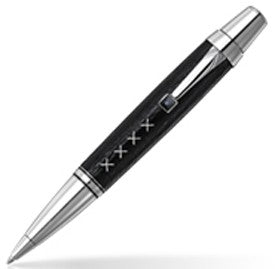 MontBlanc Boheme Black Sharkskin Ballpoint Pen 38254