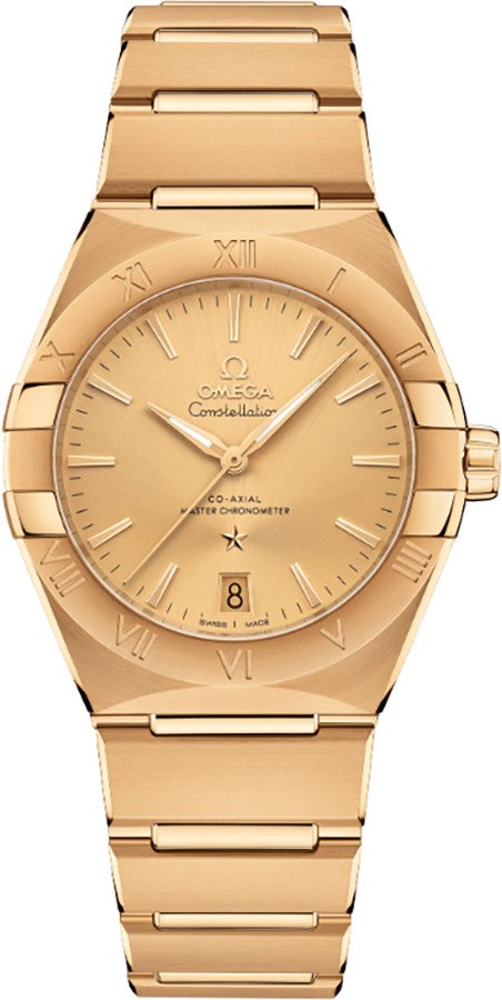 Omega Constellation 18k Yellow Gold Women's Watch 131.50.36.20.08.001