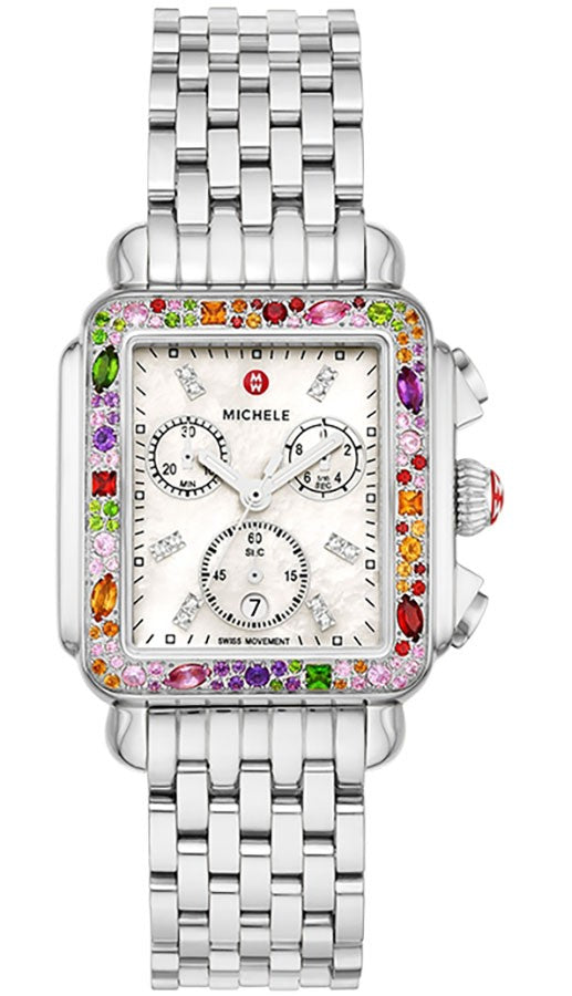 Michele Deco Soiree Gems Diamonds Women's Watch MWW06A000802