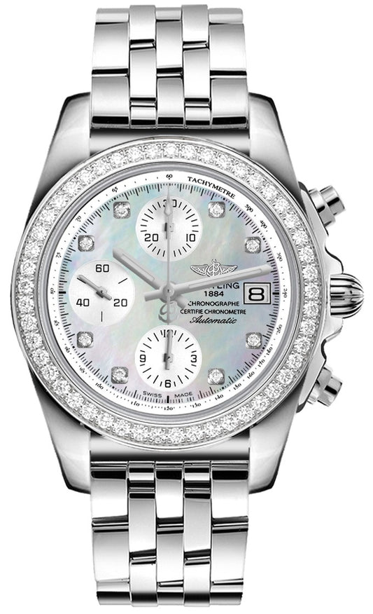 Breitling Chronomat 38 Diamond Women's Watch A1331053/A776-385A