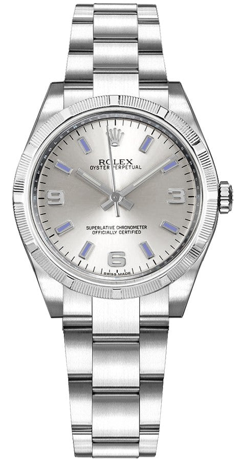 Rolex Oyster Perpetual 31 Silver Dial Women's Watch 177210