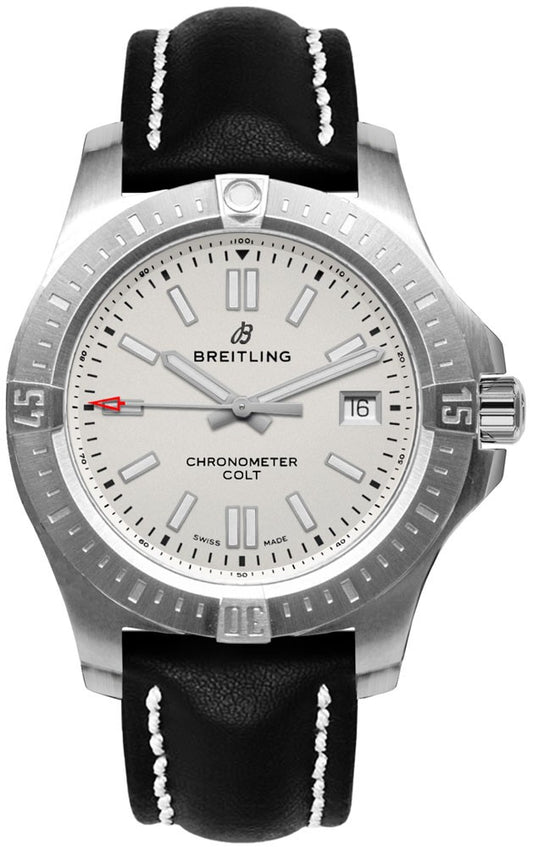 Breitling Chronomat Colt Automatic 41 Silver Dial Men's Watch A17313101G1X1