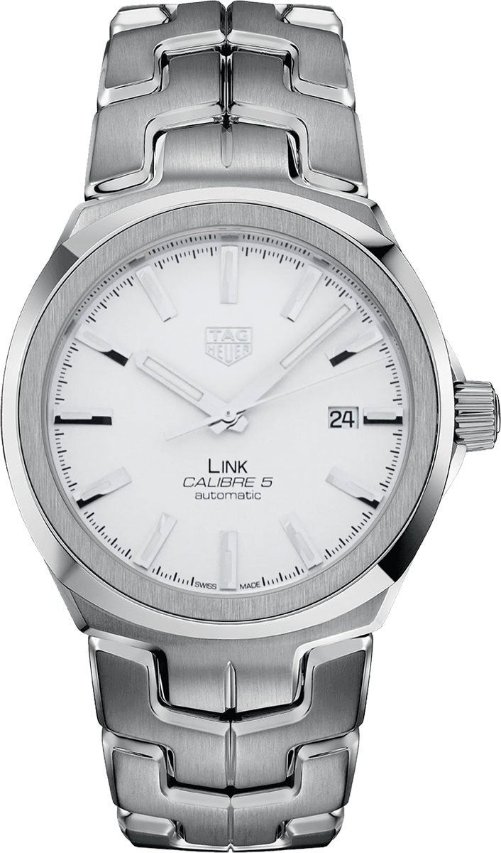 Tag Heuer Link Calibre 5 Silver Dial Men's Watch WBC2111.BA0603