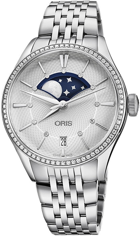 Oris Artelier Grande Lune, Date Diamonds 76377234951MB