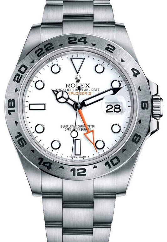 Rolex Explorer II White Dial Oystersteel 42mm Men's Watch 216570-0001
