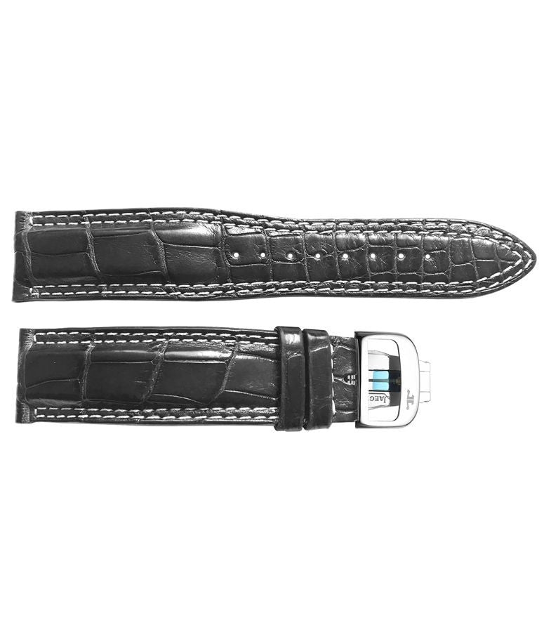 Jaeger LeCoultre 21mm Inlet Black OEM Watch Strap