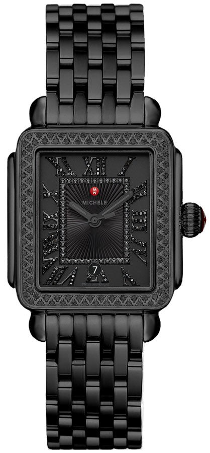 Michele Deco Madison Noir Black Women's Watch MWW06T000215