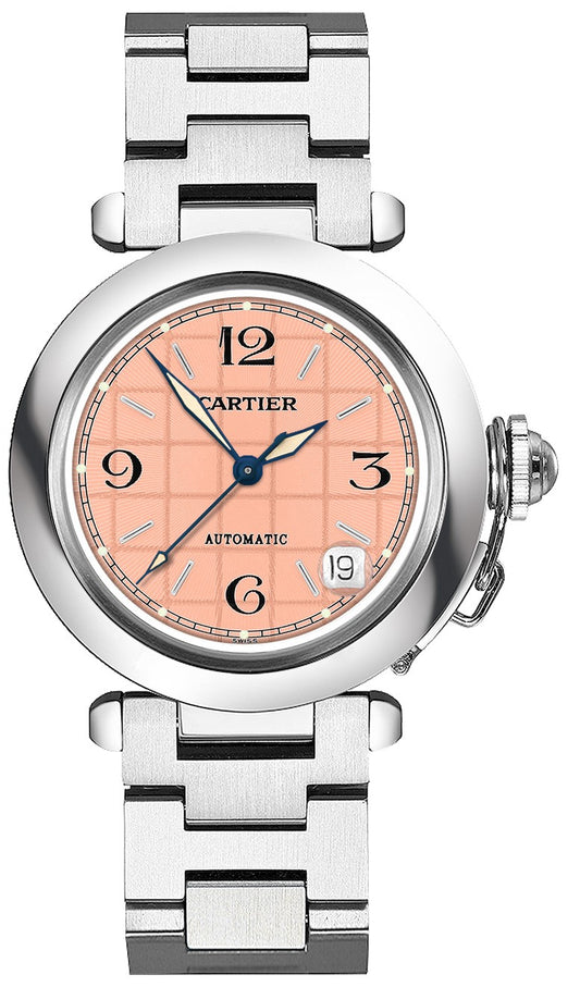 Cartier Pasha Pink Dial Women's Watch W31023M7