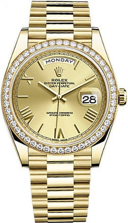 Rolex Day-Date 40 Solid 18K Yellow Gold Men's Watch 228348RBR-0003
