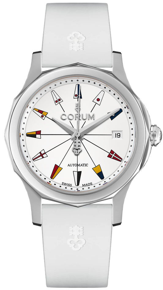 Corum Admiral Legend 38 White Dial Luxury Watch 082.200.20/0379 AA12