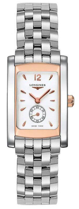 Longines DolceVita White Dial Rose Gold Women's Watch L5.155.5.18.6