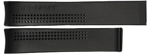 Tag Heuer Carrera 20mm Inlet Black Rubber Strap FT6014 / FT6040