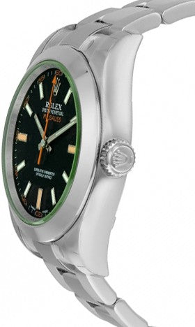 Rolex Milgauss Stainless Steel Oyster Bracelet Men's Watch 116400GV-0001