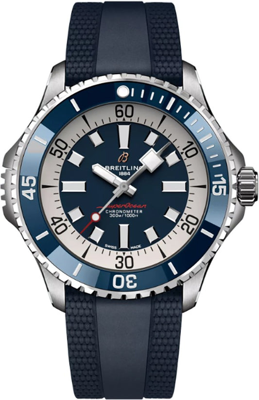 Breitling Superocean Automatic 46 Blue Dial Men's Watch A17378E71C1S1