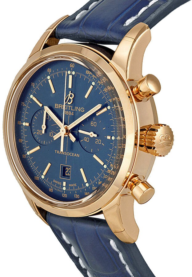 Breitling Transocean Chronograph Rose Gold Watch R4131012/C863-718P