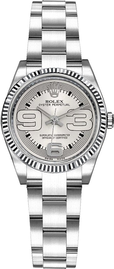 Rolex Oyster Perpetual 26 Silver Dial Oyster Bracelet Watch 176234