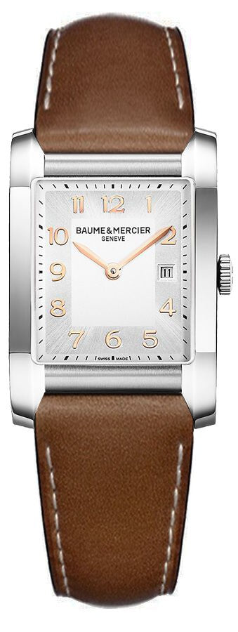 Baume & Mercier Hampton Brown Leather Strap Women's Watch MOA10020