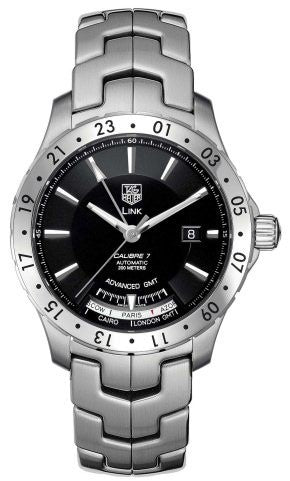 Tag Heuer Link Automatic GMT Black Dial Men's Watch WJ2010.BA0591