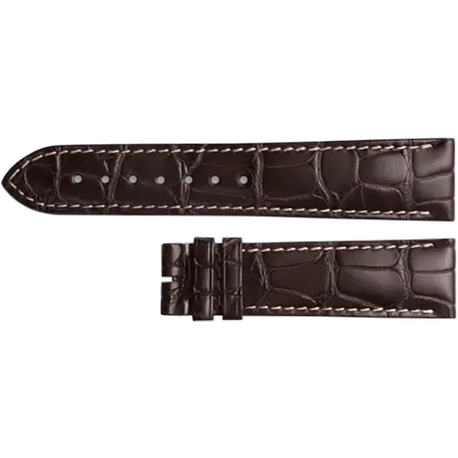 Longines 21mm Brown Leather Strap With Pattern L682109818