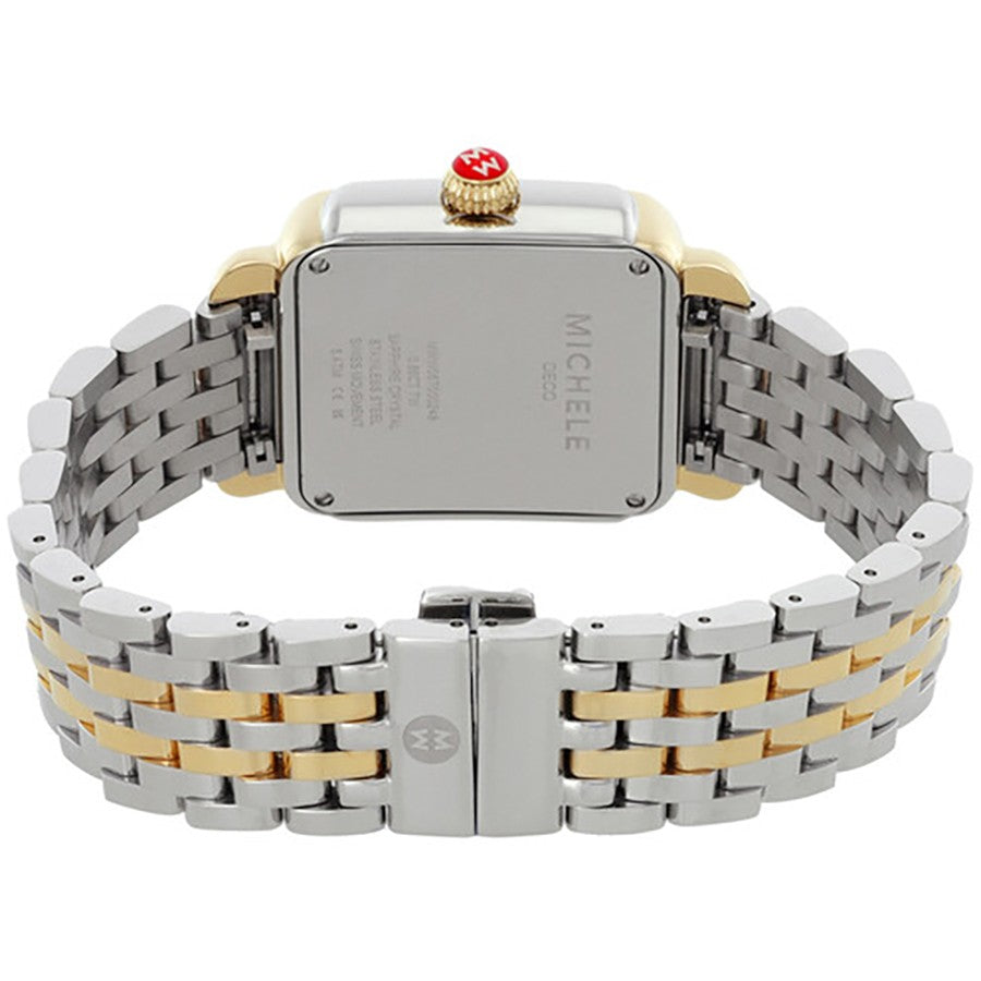 Michele Deco Madison Steel & Yellow Gold Women's Watch MWW06T000248