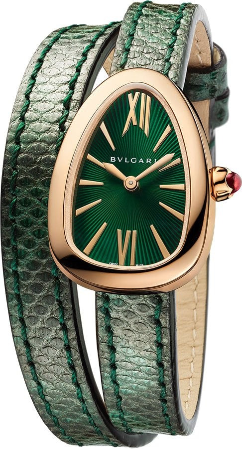 Bvlgari Serpenti Green Dial Women's Watch 102726