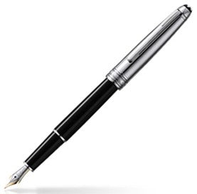 MontBlanc Meisterstuck Solitaire Doue Stainless Steel Fountain Pen 5013