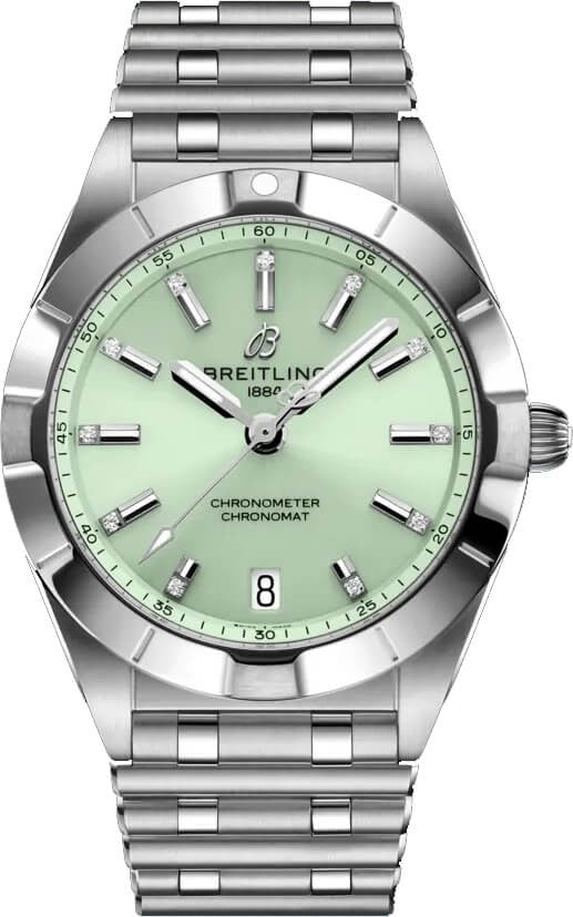 Breitling Chronomat 32 Mint Green Women's Watch A77310101L1A1