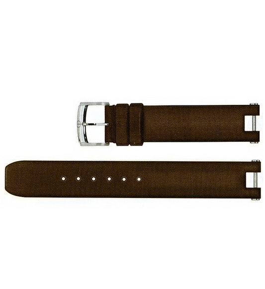 Baume et Mercier Linea 16mm Brown Satin Leather Strap MX007K8X
